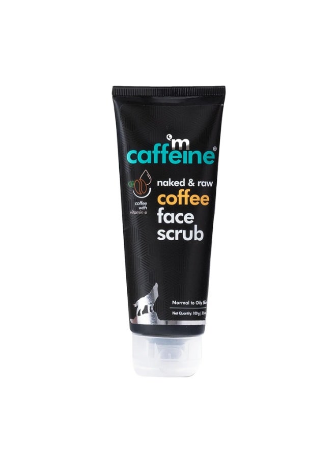 mCaffeine Coffee Tan Removal Face Scrub (100gm) | Exfoliate Scrub | Blackhead Remover, Whitehead Remover, Dead Skin Remover, Detan Pack | Caffeine & Walnut Scrub for Face | Face Scrub For Women & Men - Image 1